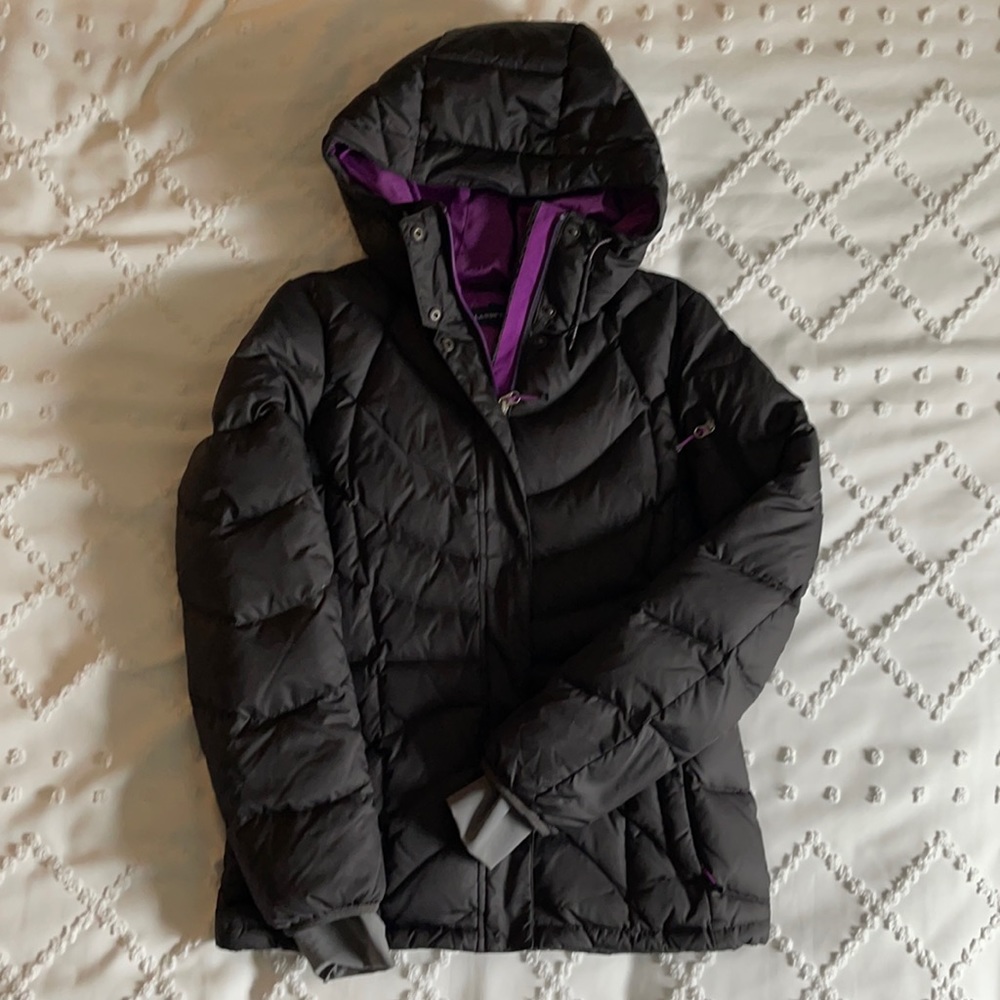 Lands End Down Puffer Black size small